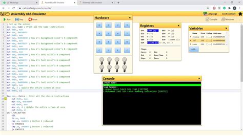Assembly x86 Emulator.